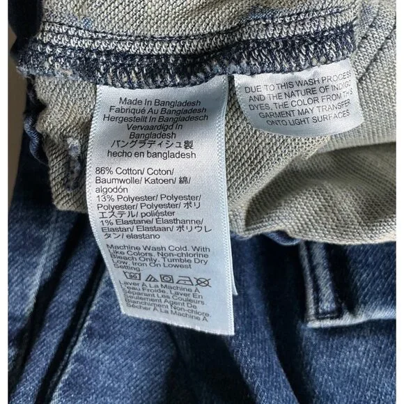 J. Crew High-Waisted Denim Joggers – Patch Pockets & Elastic Cuffs – Size 31 - Picture 5 of 8